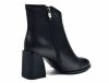 Botki damskie 39 FILIPPO 4875 czarne na obcasie